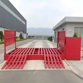 免基础工地洗车机 自带水箱车辆冲洗平台洗轮机 定制工程洗车台