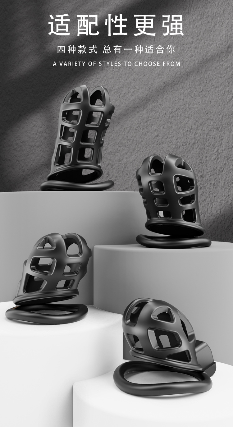 Chastity Lock Device in ABS with Manual Control and Storage Pouch — detail image 9