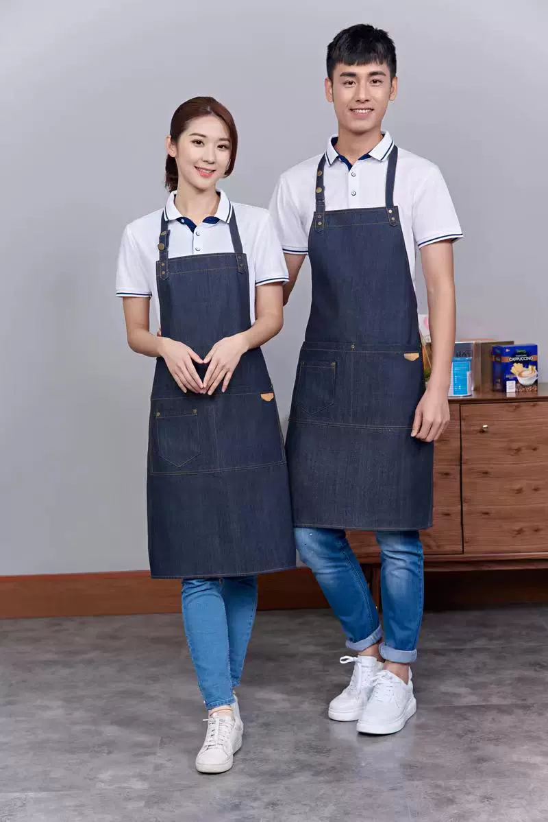 Джинсовый Фартук непромокаемый фартук износостойкий фартук