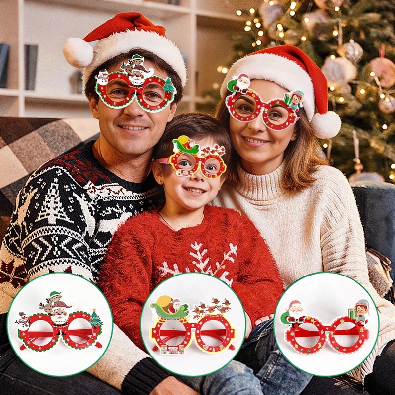 Christmas Glasses Christmas Decorations for Adults and Children Christmas Gifts Holiday Supplies Party Creative Glasses Frames Wholesale Christmas Glasses Christmas Decorations for Adults and Children Christmas Gifts Holiday Supplies Party Creative Glasses Frames Wholesale