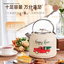 新款復古燒水壺家用自動斷電304不銹鋼電熱水壺大容量高顏值其他