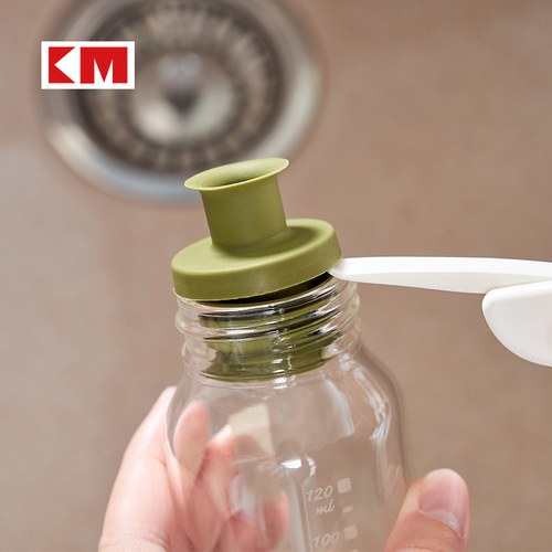 Japanese household cup cover brush thermos cup three-in-one gap multi-function cup brush cup cleaning brush bottle cup mouth