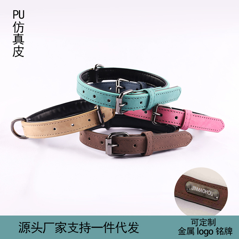 Cuerdas de tracción de perros de cuero real gruesas y fuertes, cuerdas de tracción de perros de moda ajustables con collar