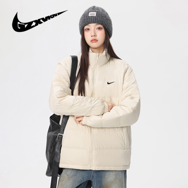 Cross-Border Men's Clothing 2025 Winter White Duck down Jacket Men's Stand Collar Casual Top Versatile Couple's Coat Women Cross-Border Men's Clothing 2025 Winter White Duck down Jacket Men's Stand Collar Casual Top Versatile Couple's Coat Women