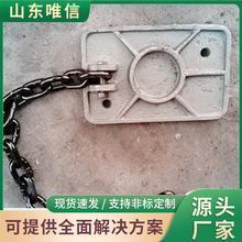 矿山运输防滑铁鞋矿用机械设备固定装置安全防溜设备铁鞋直销
