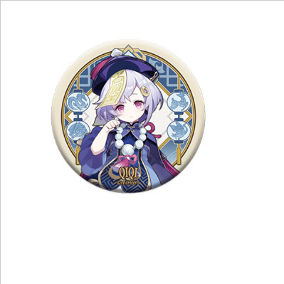 スポット正規品原神テーマ/縦絵シリーズ缶バッジバーピースカラー紙ペンダント人形|undefined