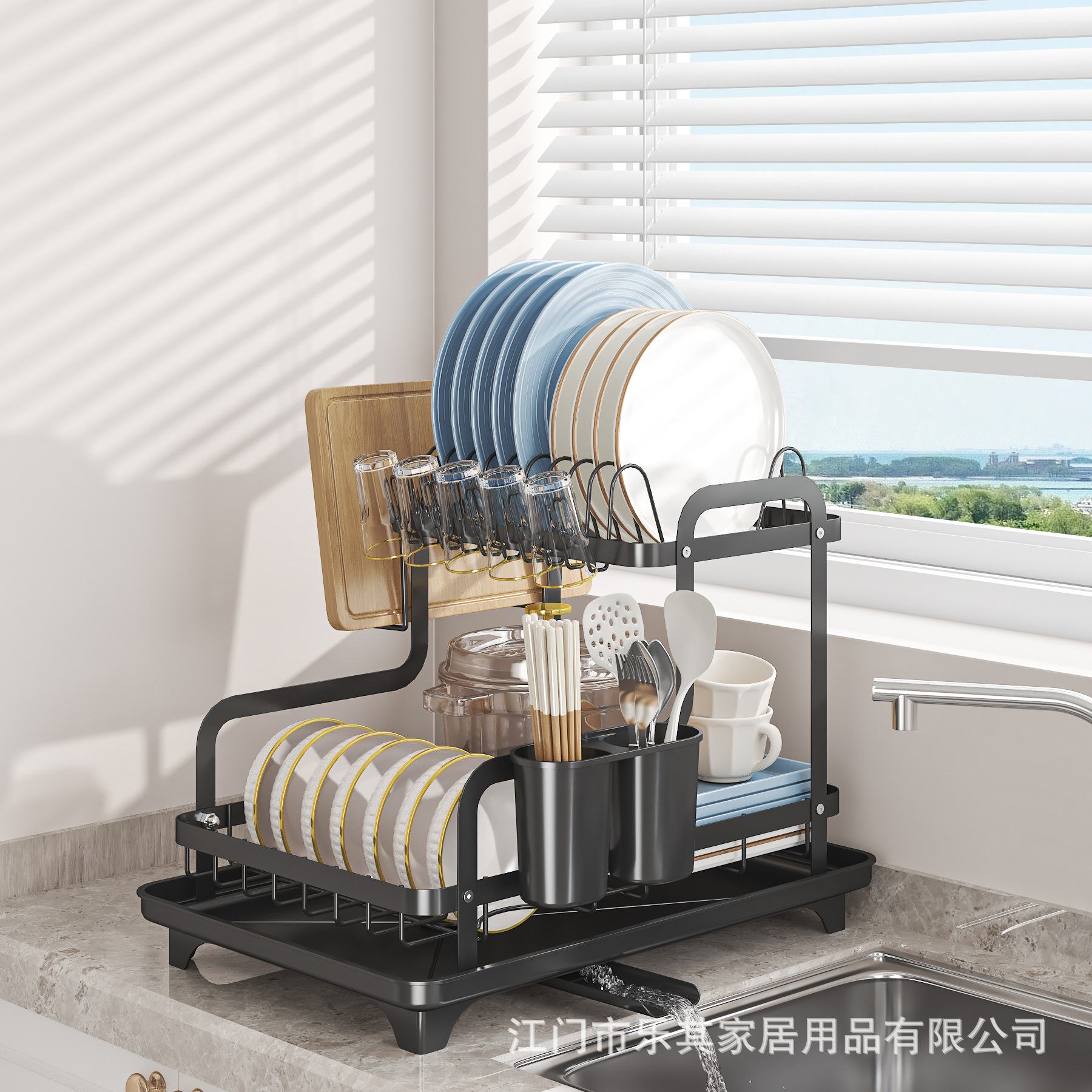 lavabo de cocina cubierta de drenaje rack de placas rack de placas rack de almacenamiento de placas rack de almacenamiento de palillos de drenaje rack de almacenamiento de artículos