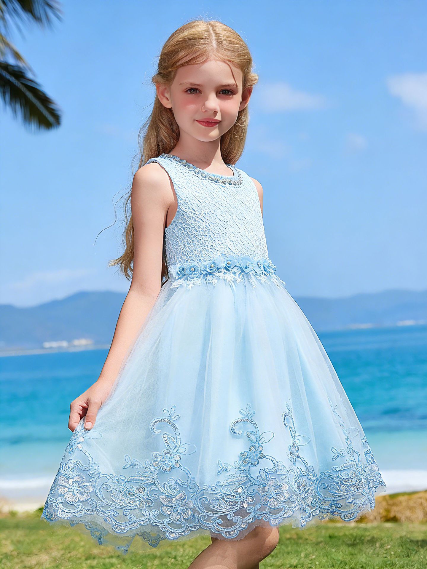 Светло-синий