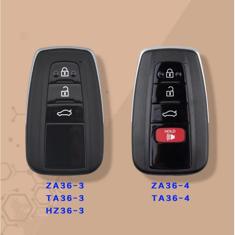 KD smart card sub machine TA36 ZA36 HZ36 3 keys 4 keys for new Toyota car remote control