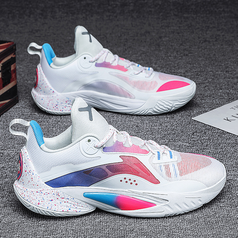 Flash 10 Basketball Shoes 23 New Men's Lightweight High Rebound Actual Combat Professional Low-top Sports Shoes Friction Sound