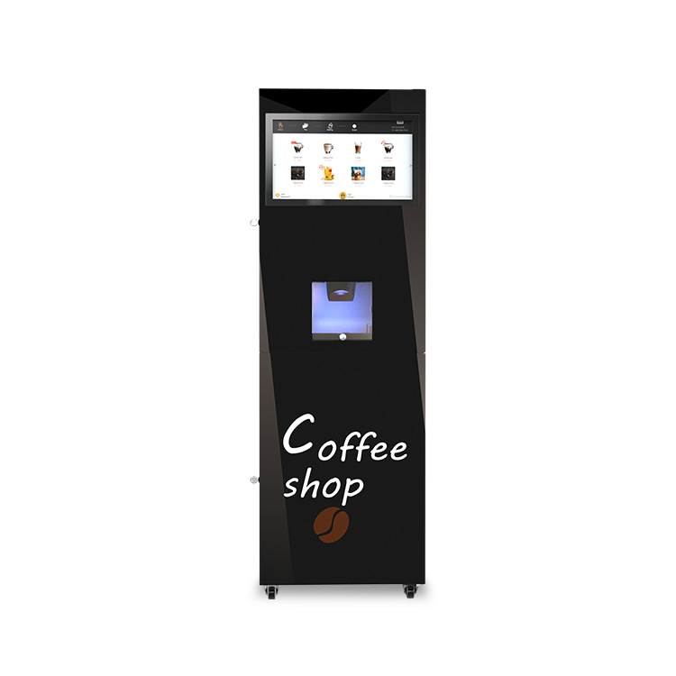 Máquina de café instantánea de autoservicio no tripulada 24 horas sin estar de servicio 30 segundos para beber rápidamente una variedad de opciones de sabor