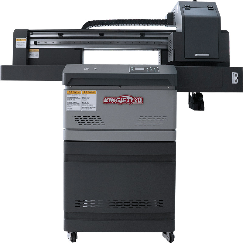 Jinjie6090 impresión digital UV impresora de tela plana etiqueta de caso de teléfono impresora de tela plana de alta precisión