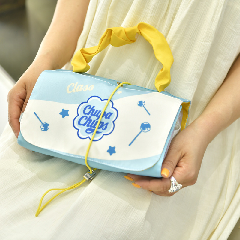 genuine goods Jewel chupachups New Cute Large Capacity Cosmetic Bag Waterproof Portable Handbag