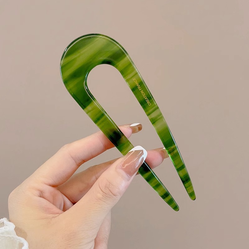 Sensor de alta calidad, dispositivo de cabello perezoso, toque de cabello, peinado de cabello simple, temperamento universal, pinzas de cabello para mujeres