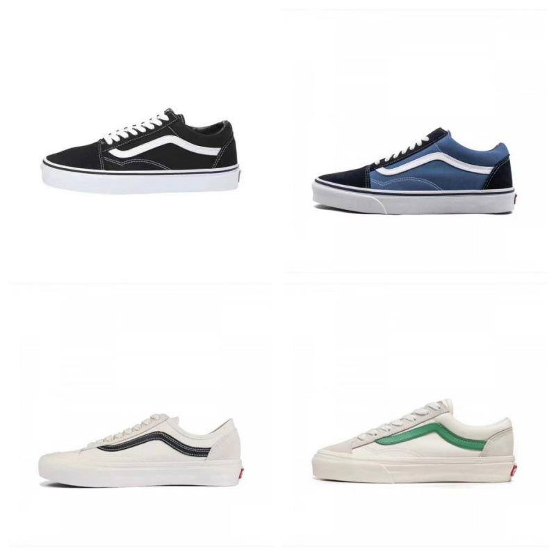 Vans Putian Shoes Small Sneakers Classic Versatile Round-Toe Men and Women Couple Sports Skate Shoes 25 New Cross-Border