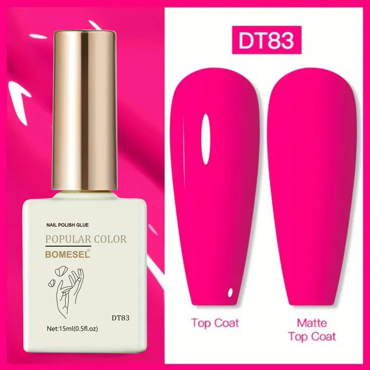 Gel de fototerapia transfronterizo, capa de sello de aceite de uñas, pegamento de esmalte de uñas, OEM de comercio exterior, pegamento UV esencial para tiendas de uñas