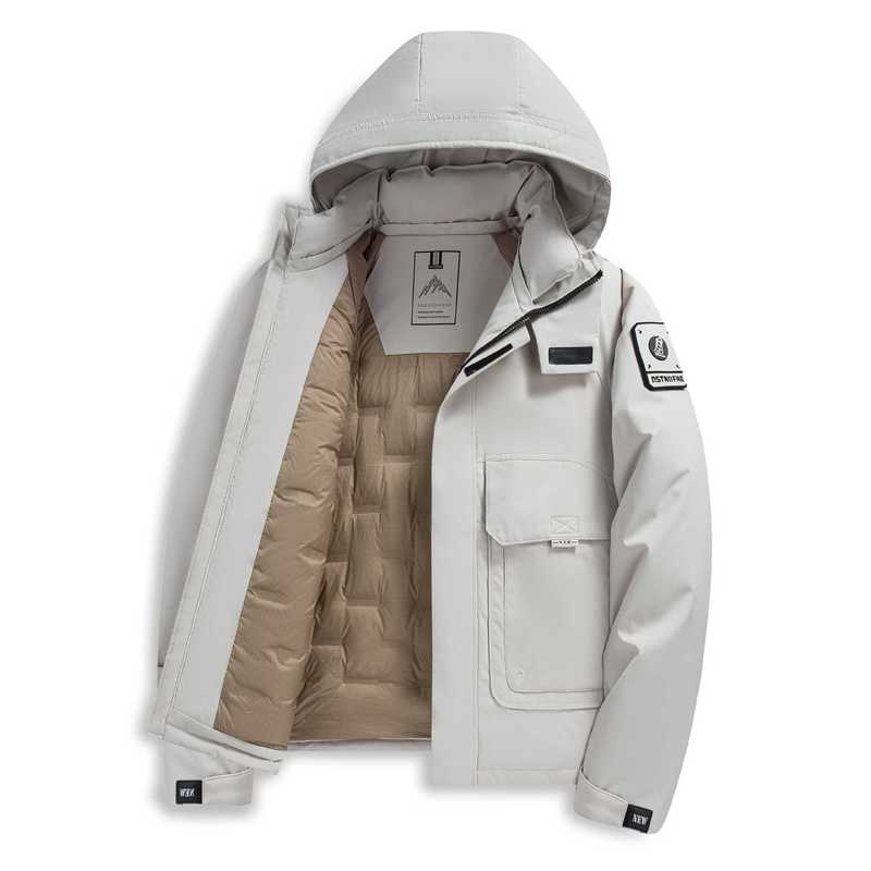 男式羽绒服2025秋冬连帽脱卸版鸭绒保暖青年商务户外防寒休闲外套|undefined