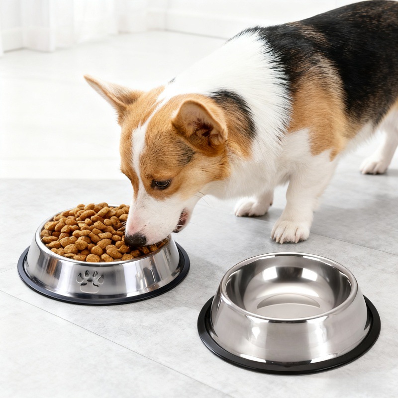 Productos para mascotas de acero inoxidable para perros, tazón para gatos, tazón antideslizante para perros, tazón para perros, tazón para perros de acero inoxidable al por mayor