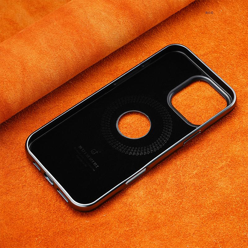 Ốp lưng da cao cấp cho iPhone 16 Pro Max chống rơi, phong cách doanh nhân — 【Mocha nâu w2★Bộ thu hút từ tính tích hợp trong nhãn tiếp xúc], 【Màu nâu nhạt w2★Bộ thu hút từ tính tích hợp trong nhãn tiếp xúc], 【Màu đen w2★Bộ thu hút từ tính tích hợp trong nhãn tiếp xúc], 【Màu đỏ w2★Bộ thu hút từ tính tích hợp trong nhãn tiếp xúc] chi tiết 7