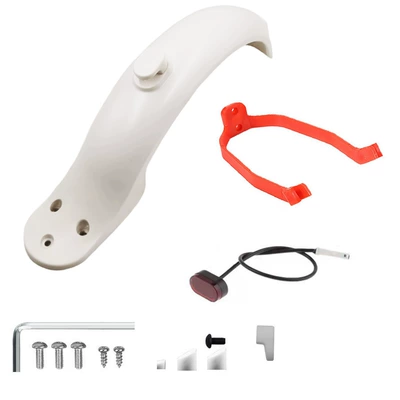 Supply Xiaomi M365 Electric Scooter Accessories Rear Fender Hook Tail Light Bracket Full Set of Scooter Accessories (Other Electric Vehicle Accessories) - white-rear-fender-hook-tail-light-bracket