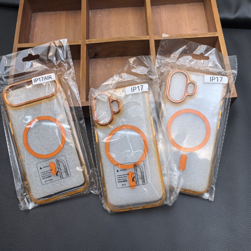 Cross-Border New Acrylic Suitable for Iphone17Promax Transparent 16 Magnetic Gear4 Hardware G4 Mobile Phone Case