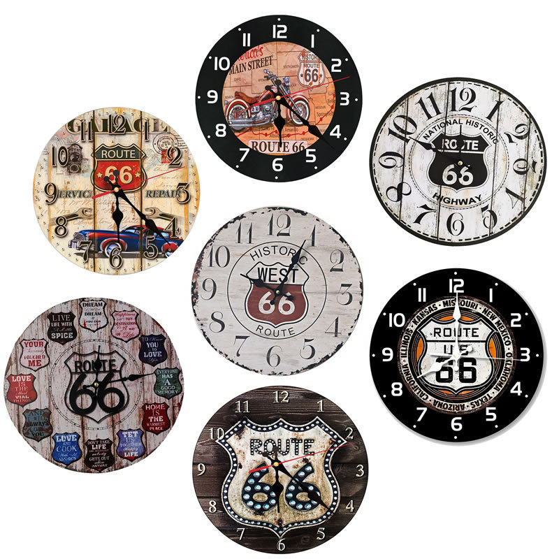 Dropshipping Cross-Border Hot-Selling Silent Clock Living Room Bedroom Dining Room Frameless Painting Wall Decoration Wall Clock