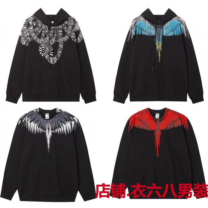 Wings Correct Edition ドロップシッピング プルオーバー フード付き 多用途 カジュアル 春と秋 マルチスタイル スウェットシャツ コンプリートセット|undefined