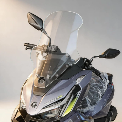 Suitable for Wuji Wing Dragon Sr150R Windshield Motorcycle Front Windshield High-Definition Scooter High-Definition Acrylic (Motorcycle front windshield)