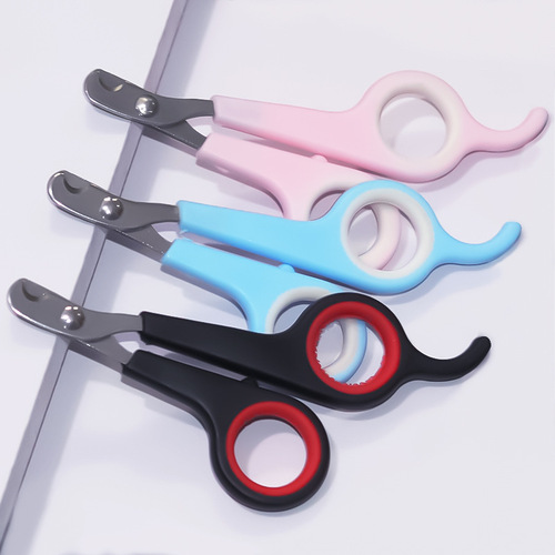 Cat Nail Clipper Wholesale Stainless Steel Pet Nail Clipper Set Pet Cleaning Supplies Cat and Dog Nail Clipper