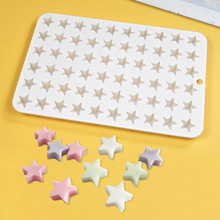 精艺 新款60孔小星星慕斯蛋糕模具 五角星烘焙硅胶模具巧克力模具