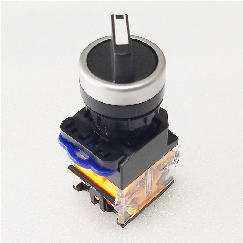 江苏双科LAY50-22D-20XS 三档三位置旋钮开关 转换开关 开孔22MM