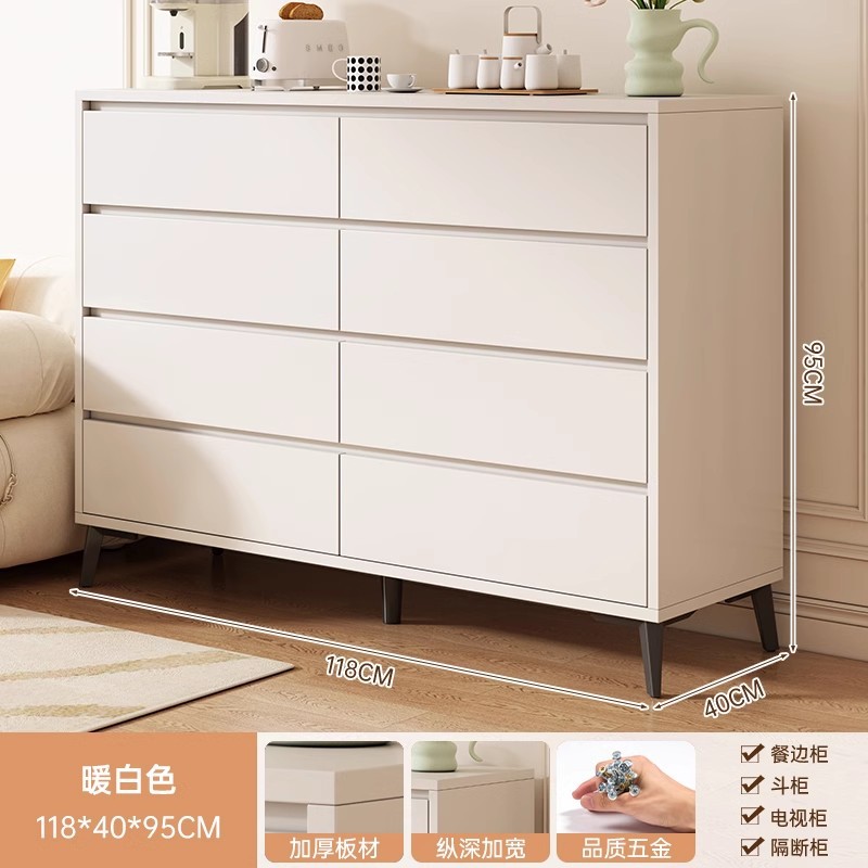 Mueble de cajones Mueble de comedor Mueble de almacenamiento de dormitorio Mueble de televisión Mueble de borde pequeño Mueble de almacenamiento de cola de cama contra la pared Mueble de almacenamiento Mueble de cinco cajones