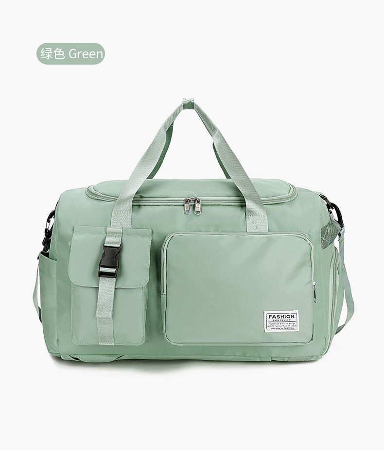 Bolsa de viaje de gran capacidad de entrenamiento deportivo femenino bolsa de fitness multifuncional mochila portátil de hombro bolsa de viaje corto