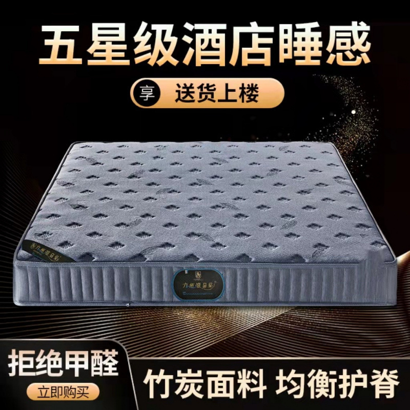独立弹簧床垫超软床垫硬床垫超厚20CM家用席梦思床垫静音适老床垫|undefined