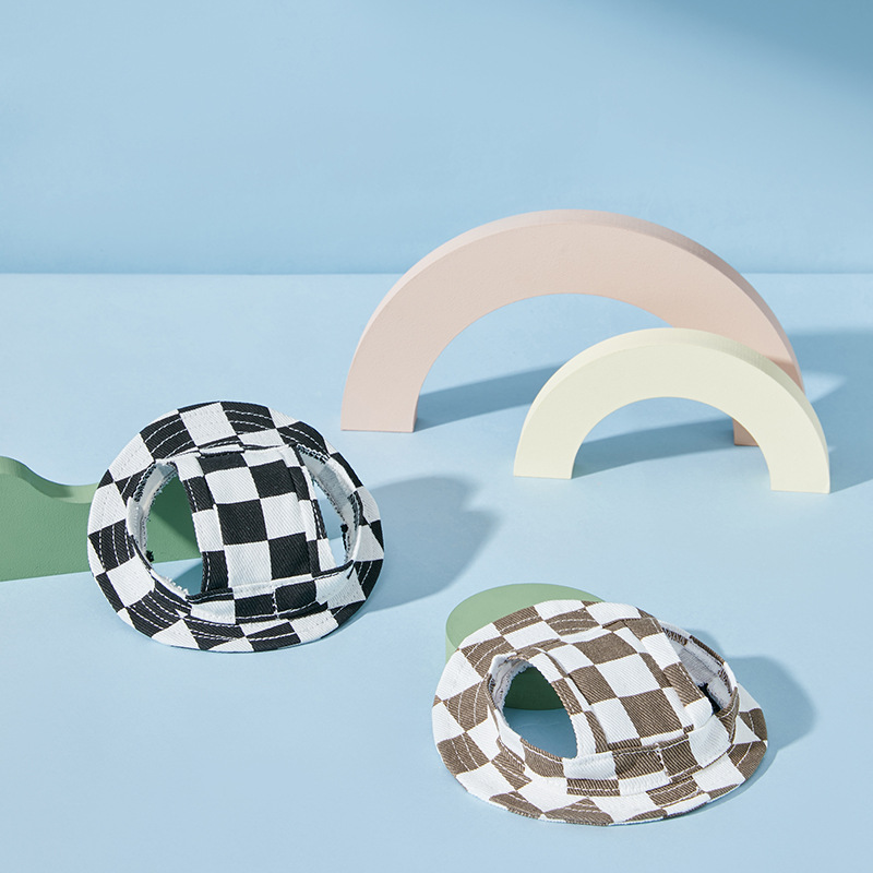 Mascota lindo sombrero perro gato protección solar sombra expuesta orejas cabeza accesorios con sombrero gatito venta lindo vestido sombrero