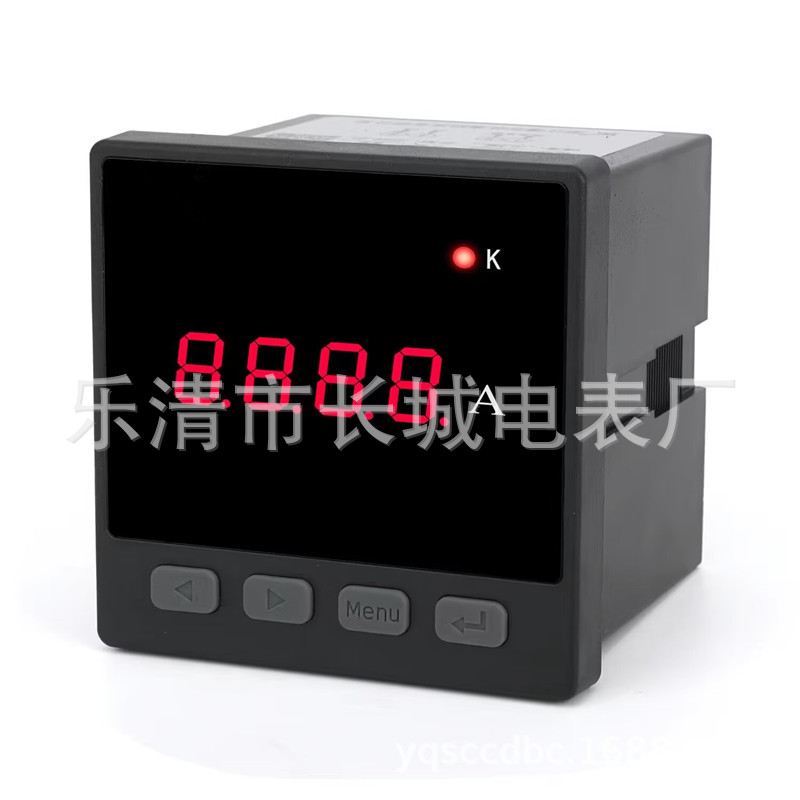 长城电表厂SX42 800/5A 单相交流数显电流表   开孔68*68