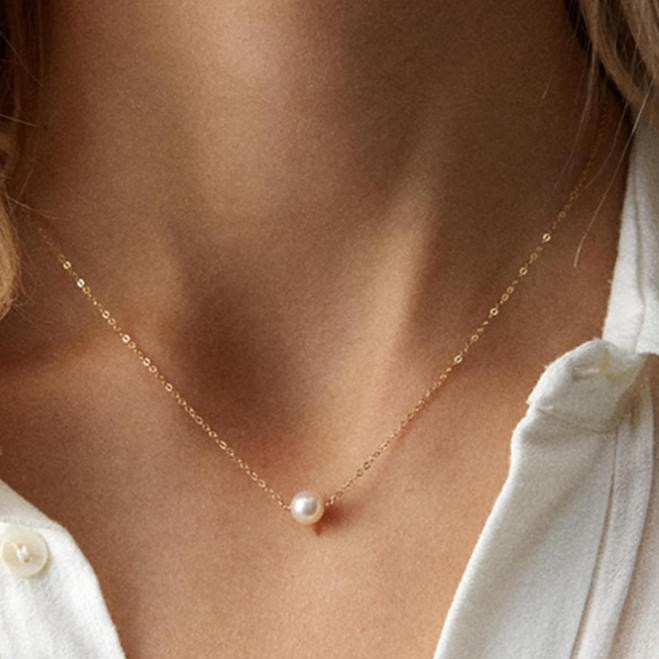 Gold Necklace For Women Elegant Versatile Collarbone Chain Gift_voghion.com