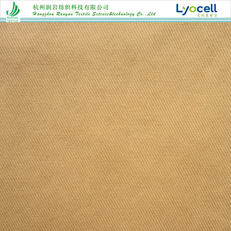 32*32+40D天丝棉弹力骑兵斜面料180gsm莱赛尔棉弹力骑兵斜