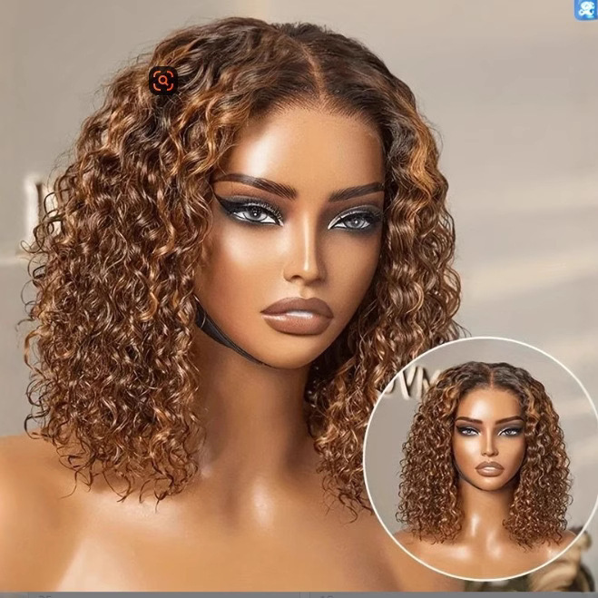 Moda transfronteriza elegante dama venta caliente Front lace wig peluca de pelo largo y rizado antes de encaje de fibra química