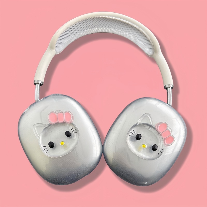 アニメ透明適用アップルAirPods Maxヘッドセットbluetoothヘッドセット保護カバーソフトケースかわいいシンプル|undefined