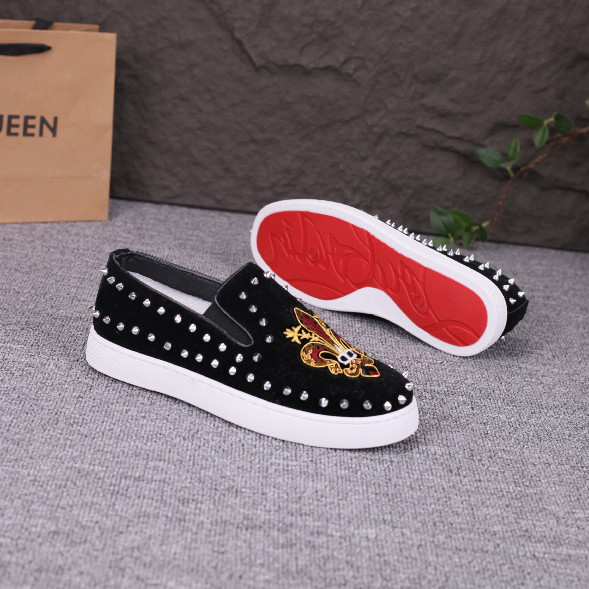 Casual footwear English style, loafers, European style