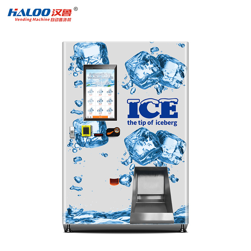 Vendedora automática de hielo Hanlu 24 horas sin autoayuda automática de hielo vendedor automático vendedor automático de hielo vendedor automático