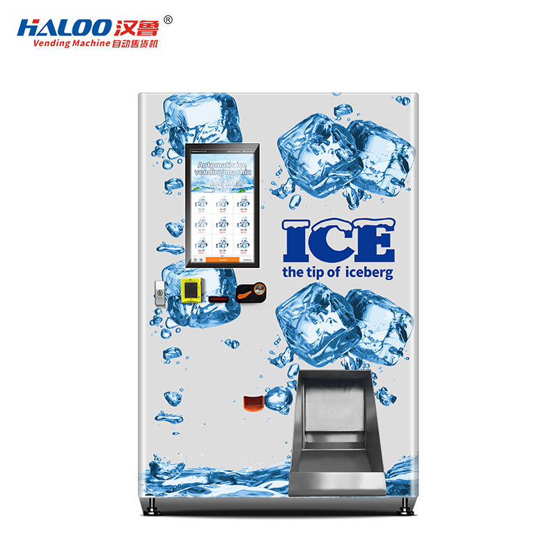 Hanlu automatic ice vending machine 24 hours unmanned self-service automatic ice vending machine ice vending machine
