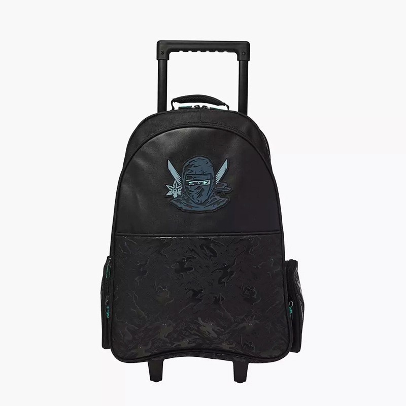 Cadena dedicada mochila escolar australiana smiggle trolley mochila escolar de remolcador de dibujos animados de gran capacidad mochila para estudiantes de primaria y secundaria