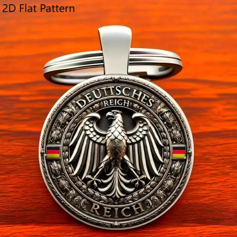 German Imperial Eagle Zinc Alloy Keychain - Durable, Stylish Car Parts Accessories, Keychain German Imperial Eagle Zinc Alloy Keychain - Durable, Stylish Car Parts Accessories, Keychain