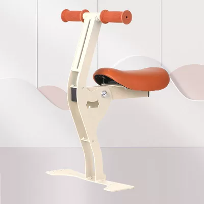 Di Electric Scooter, Child Safety – Electric car child seat - brown-front-fixed