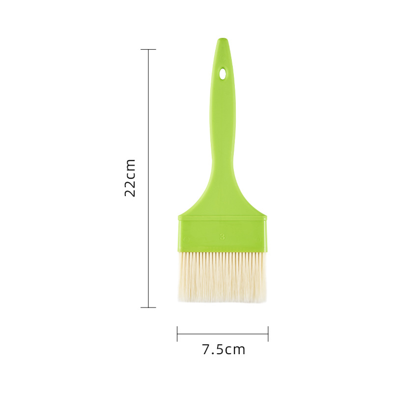 Wool brush; plastic handle 3inch
