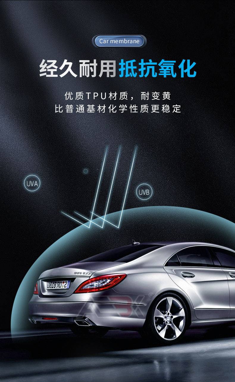 Aebx Invisible Car Cover Tpu Full Body Paint Protective Film Matte Anti-Scratch Car Transparent Film Car Film