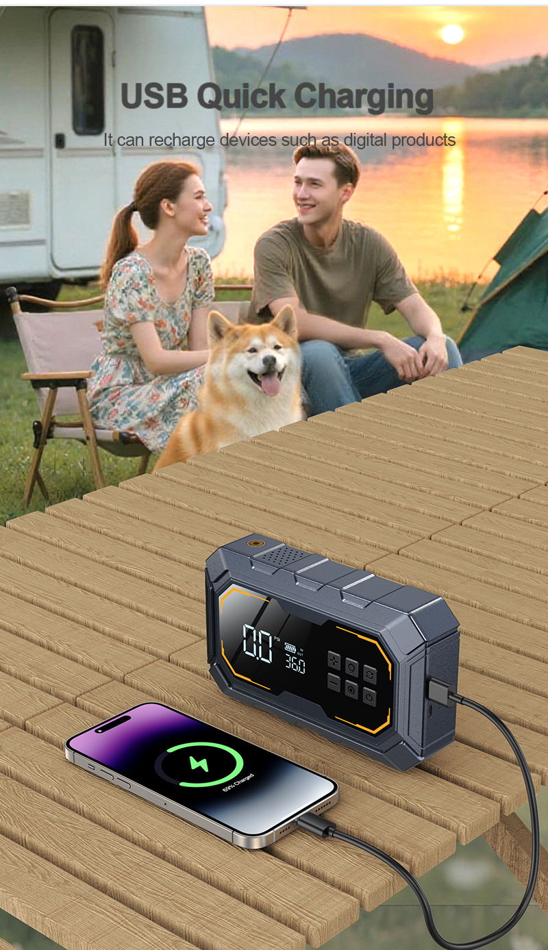 N9 Cross-Border Specializes in Emergency Starting Power Supply, Car Air Pump, Portable Wireless Air Pump, Jump Starter