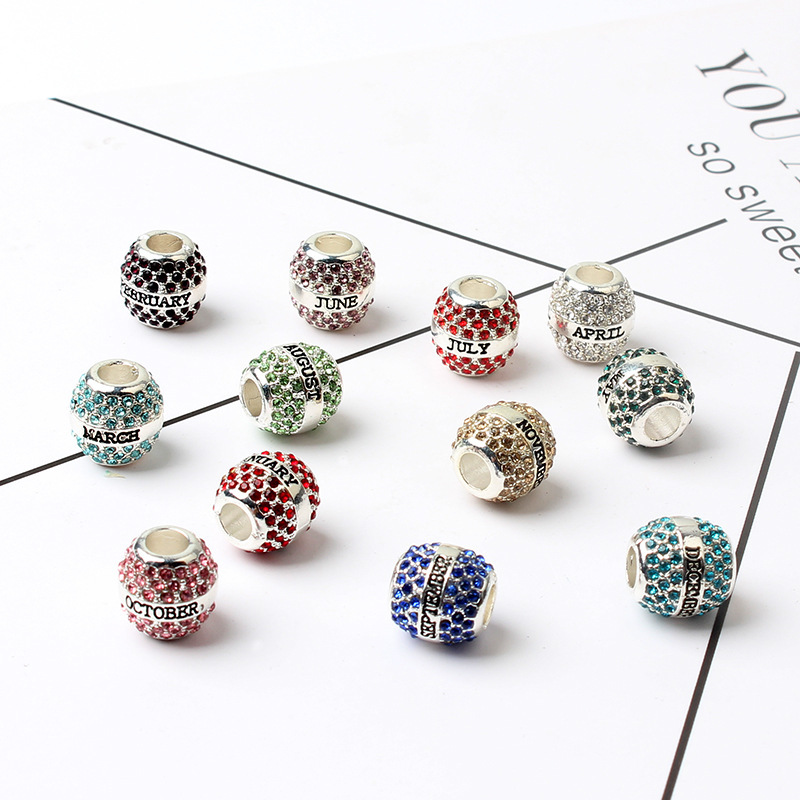 Alloy Rhinestones Geometric Letter Fashion display picture 1